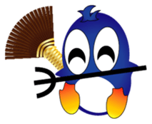 Fairy penguin sticker #12887345