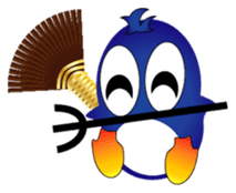 Fairy penguin sticker #12887345