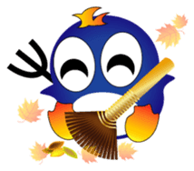 Fairy penguin sticker #12887346