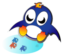 Fairy penguin sticker #12887347