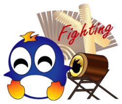 Fairy penguin sticker #12887349