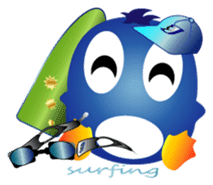 Fairy penguin sticker #12887352