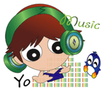 Fairy penguin sticker #12887353