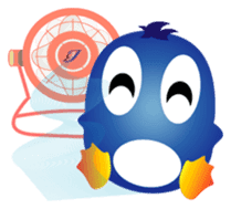 Fairy penguin sticker #12887356