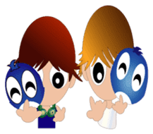 Fairy penguin sticker #12887365