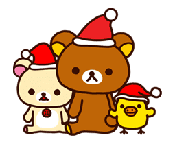 Rilakkuma Xmas & Holiday sticker #25104