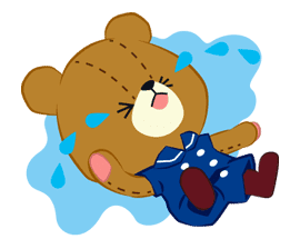 TINY TWIN BEARS:LULU & LOLO sticker #42919