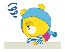 TINY TWIN BEARS:LULU & LOLO sticker #42929