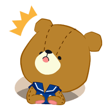 TINY TWIN BEARS:LULU & LOLO sticker #42931