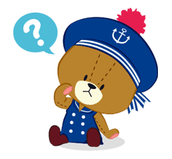 TINY TWIN BEARS:LULU & LOLO sticker #42933