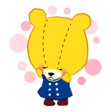 TINY TWIN BEARS:LULU & LOLO sticker #42934