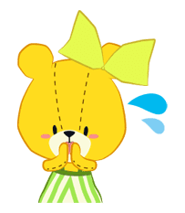 TINY TWIN BEARS:LULU & LOLO sticker #42936