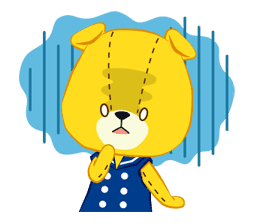 TINY TWIN BEARS:LULU & LOLO sticker #42939