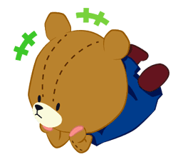 TINY TWIN BEARS:LULU & LOLO sticker #42942