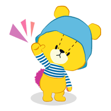 TINY TWIN BEARS:LULU & LOLO sticker #42946