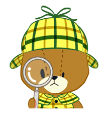 TINY TWIN BEARS:LULU & LOLO sticker #42950