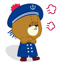 TINY TWIN BEARS:LULU & LOLO sticker #42951