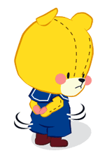 TINY TWIN BEARS:LULU & LOLO sticker #42952