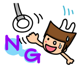 Men's gymnastics Sticker sticker #161821