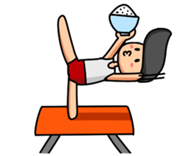 Men's gymnastics Sticker sticker #161845