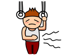 Men's gymnastics Sticker sticker #161846