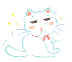 my happy cat Moe sticker #2984837