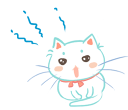 my happy cat Moe sticker #2984838