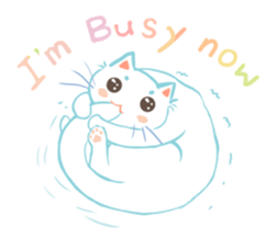 my happy cat Moe sticker #2984839