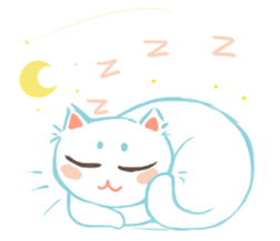 my happy cat Moe sticker #2984840