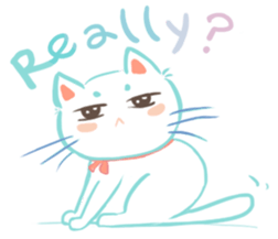 my happy cat Moe sticker #2984841