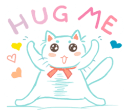 my happy cat Moe sticker #2984843