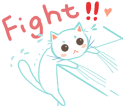 my happy cat Moe sticker #2984855
