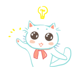 my happy cat Moe sticker #2984860