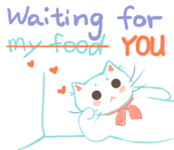 my happy cat Moe sticker #2984862