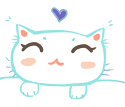 my happy cat Moe sticker #2984864