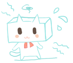 my happy cat Moe sticker #2984865