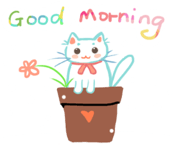 my happy cat Moe sticker #2984869