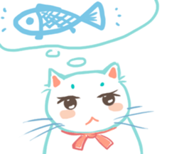 my happy cat Moe sticker #2984870