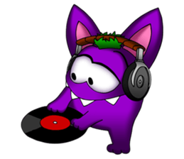 PURPLE GREMLIN sticker #8228230