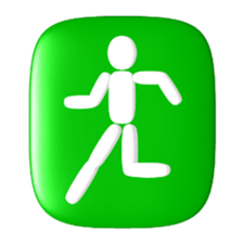 Emergency exit mark sticker #8475467