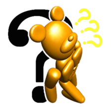 Bear attention mark sticker #8513237