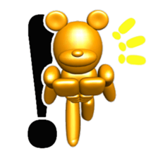 Bear attention mark sticker #8513238