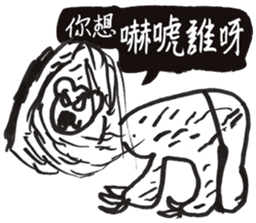 5-year-old boy painting (1) sticker #8941535