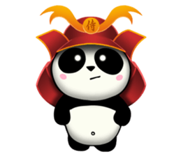 SAMURAI PANDA BEAR sticker #9006696