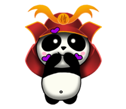 SAMURAI PANDA BEAR sticker #9006698