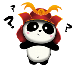 SAMURAI PANDA BEAR sticker #9006699