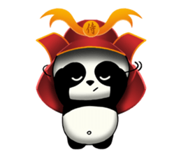 SAMURAI PANDA BEAR sticker #9006701