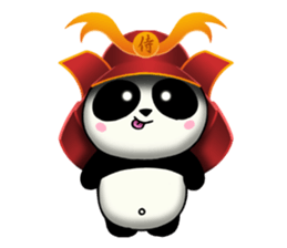 SAMURAI PANDA BEAR sticker #9006702
