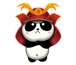 SAMURAI PANDA BEAR sticker #9006705