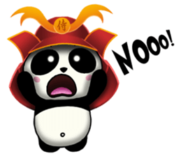 SAMURAI PANDA BEAR sticker #9006706